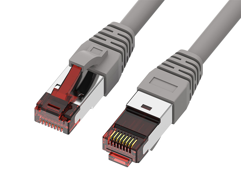 차폐된 S/FTP CAT.6A 항균 패치 코드
